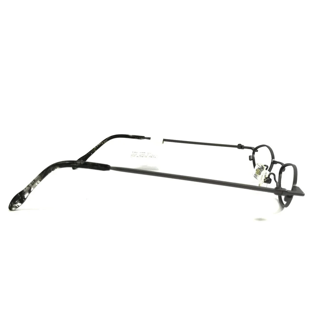 ogi Petite Eyeglasses Frames 9013 COL. 13 Gunmetal Oval Wire Rim 42-21-135 - Picture 3 of 14